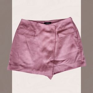 Pink linen skort size 6